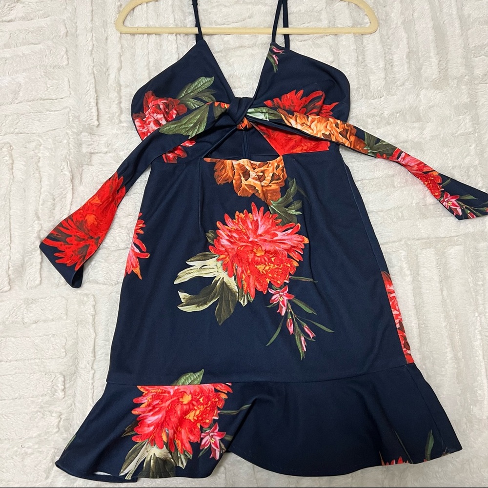 Floral mini dress